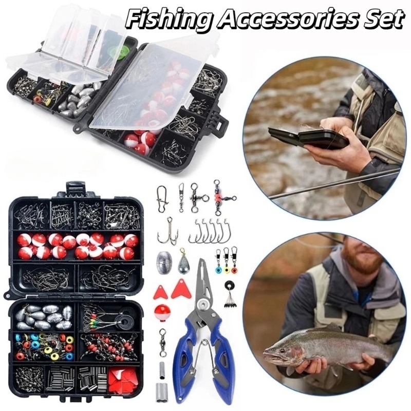 Fishing Lure Crankbait - 1セット スフィアフロート 釣り道具キット クランクフック 鯉釣り 釣り部品キット