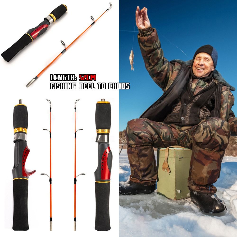 Penn Reel Fierce - 高品質スピニングカーボンリトラクタブルリールペンポールアイスフィッシングロッド