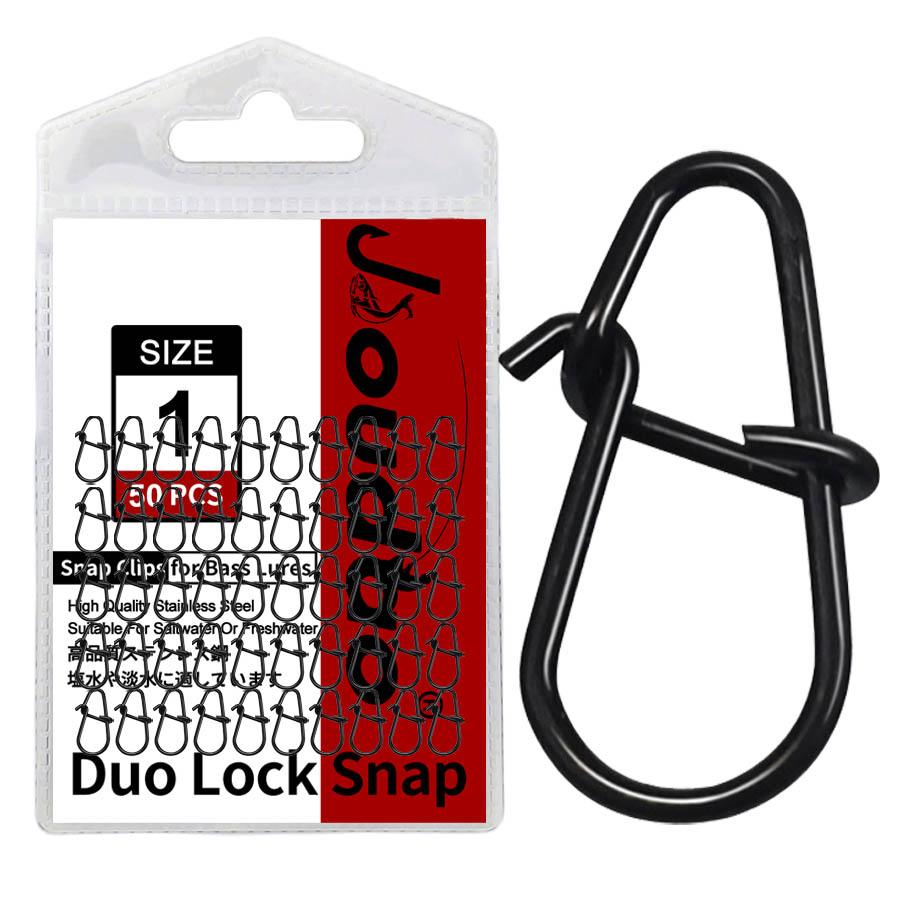 Fishing Lure Making Kit - 50 個クランクベイトスナップステンレス鋼デュオロックルアースナップクイックチェンジ釣りクリップ高速クリップスナップフックコネクタ