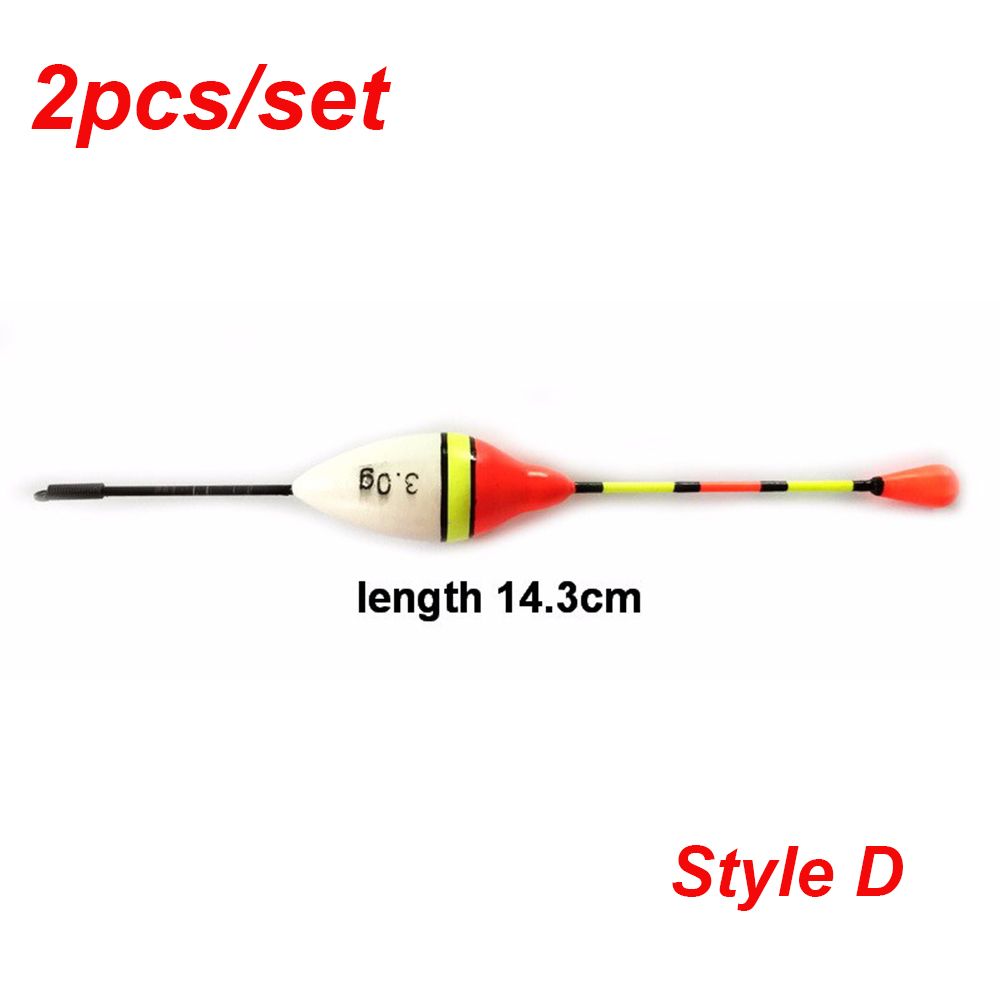 Fishing Lure Topwater - 2個入り 新型スリップドリフトチューブ 各種サイズ 釣り用ルアーライトスティック フロート ボバー