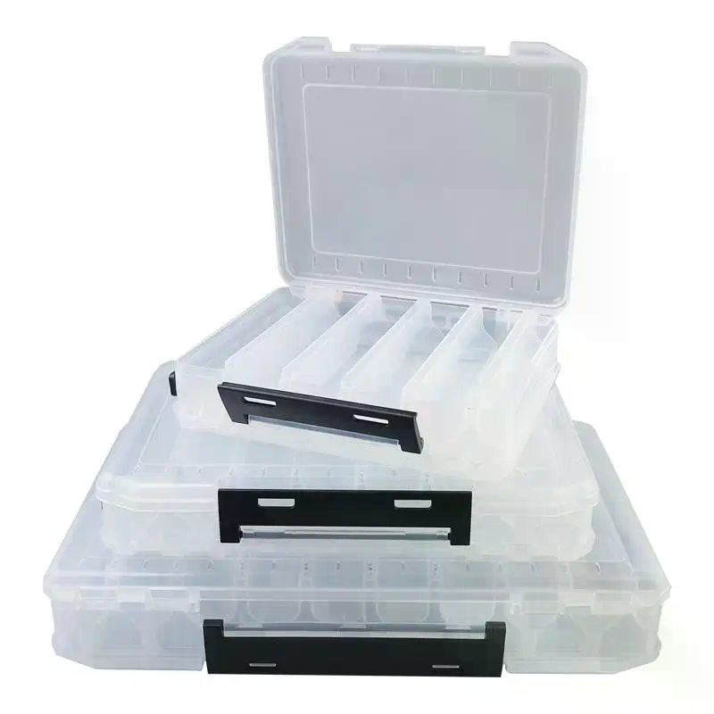 両面式の釣り道具箱。釣り用アクセサリー、工具、魚鉤、ルアー、 - Fishing Lure Box のレビューと価格