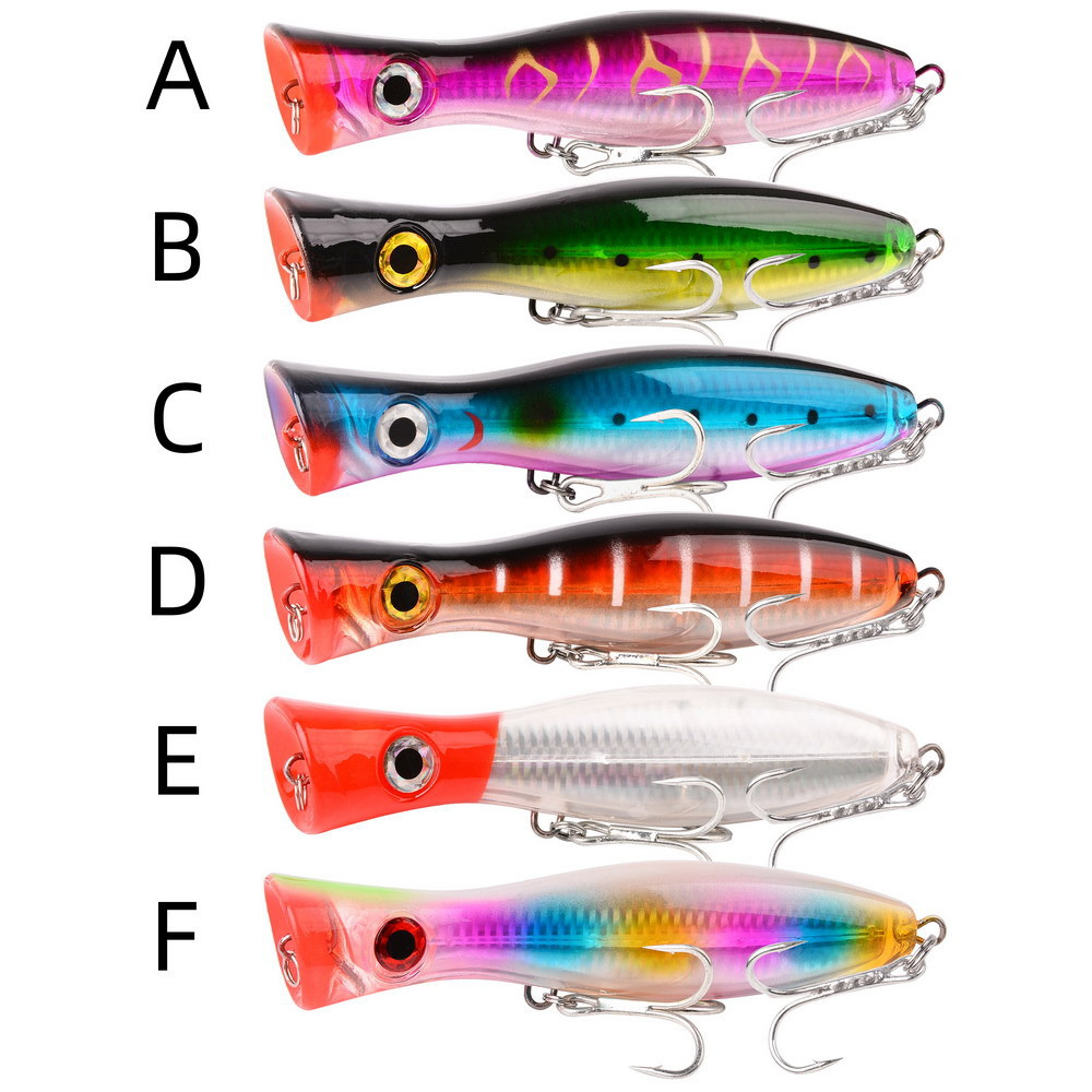 1pc 43 グラム/83 グラムビッグポッパーフローティン - Fishing Lure Popper のレビューと価格