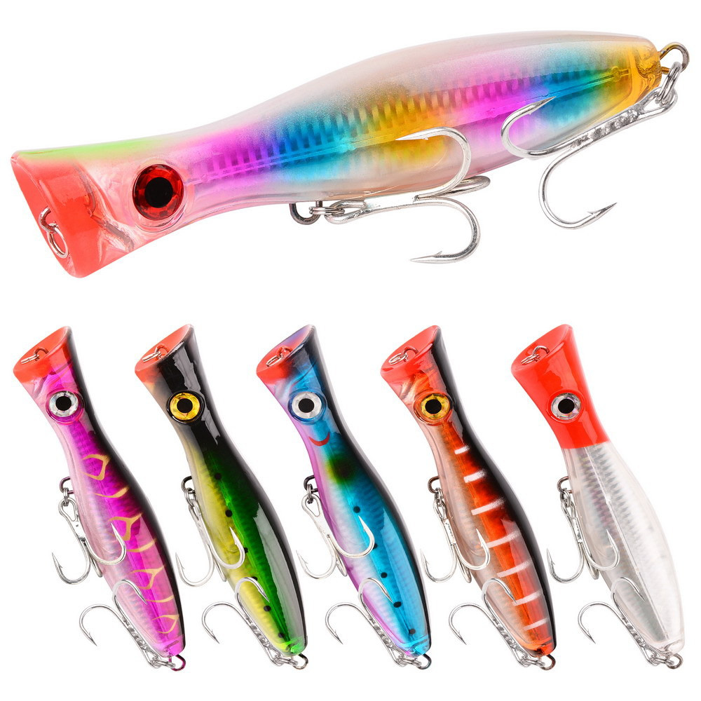1pc 43 グラム/83 グラムビッグポッパーフローティン - Fishing Lure Popper のレビューと価格