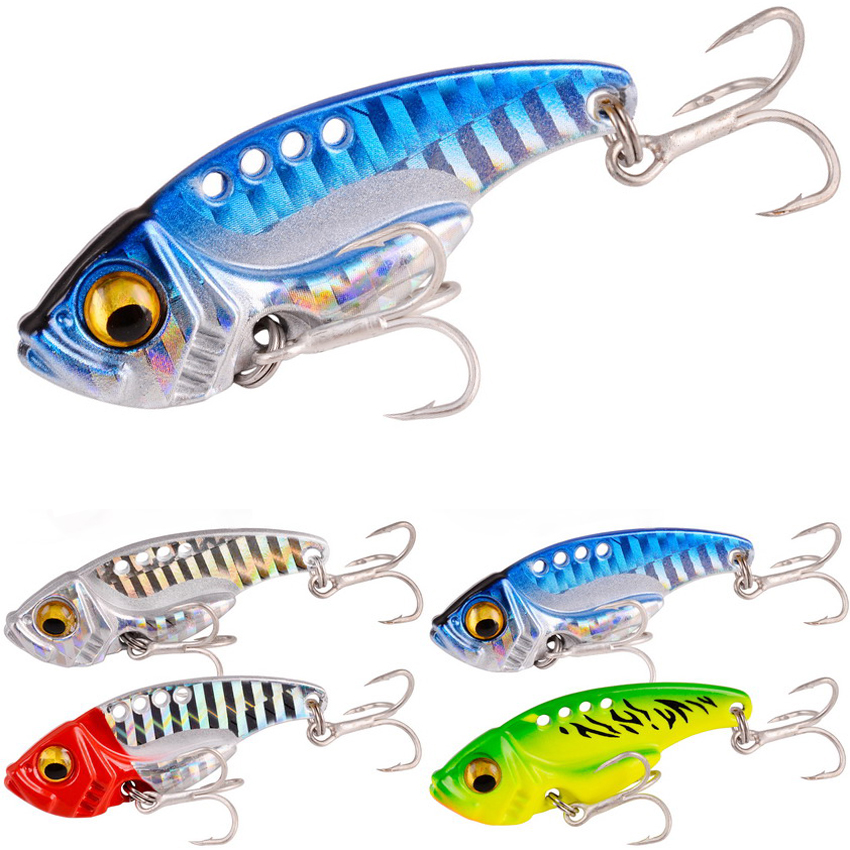 6ピース/ロット7/10/15/20グラムハードメタルvib - Fishing Lure Blade Bait のレビューと価格
