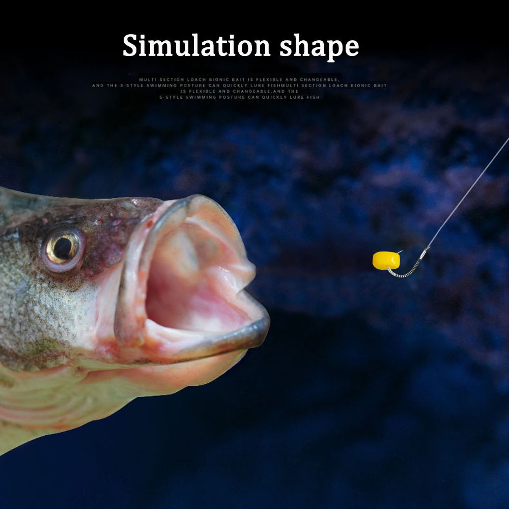 100 個シリコーントウモロコシの香りソフト餌フローティング - Fishing Lure Topwater のレビューと価格
