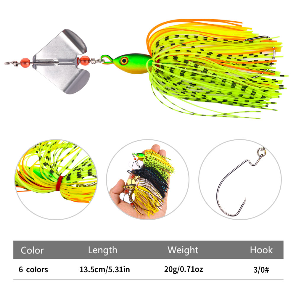 1個 13.5cm 20g フィッシングルアー ブレードメタ - Fishing Lure Blade Bait のレビューと価格