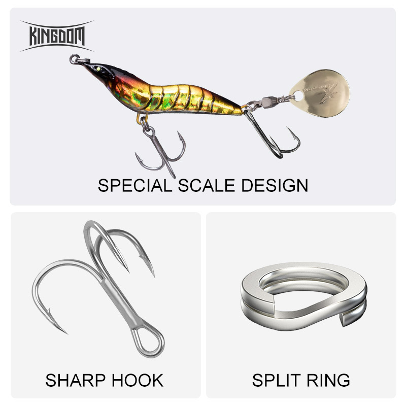 KINGDOM シリンプフィッシングルアー メタルブレードベ - Fishing Lure Blade Bait のレビューと価格