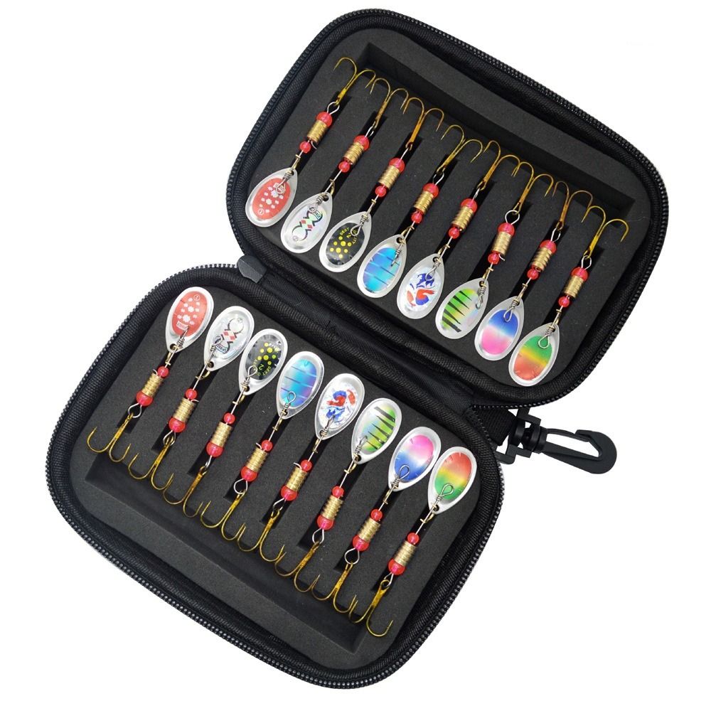 回転式グリッタースピナーフィッシングルアー収納ケース ジギン - Fishing Lure Spinner のレビューと価格